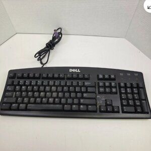 Dell OEM Mechanical Keyboard, Model SK-8110, PS/2, Black